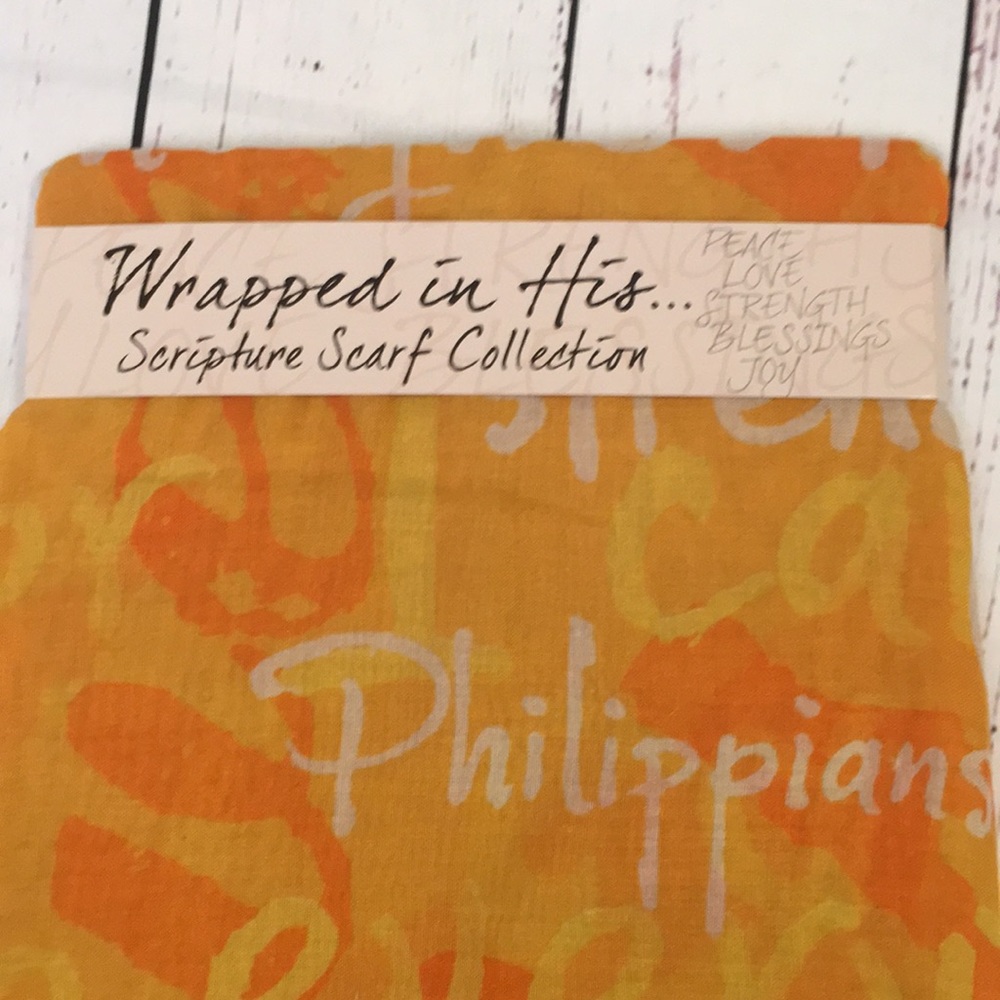 NWT scripture scarf